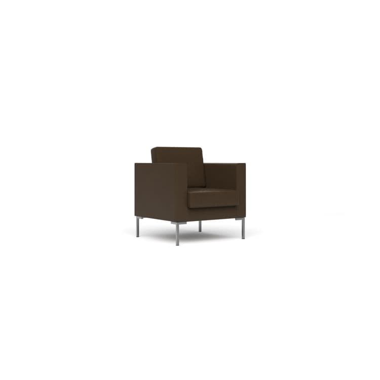 Кресло мягкое Юнитекс Malta Ml/kr/cn1116 экокожа премиум / коричневая