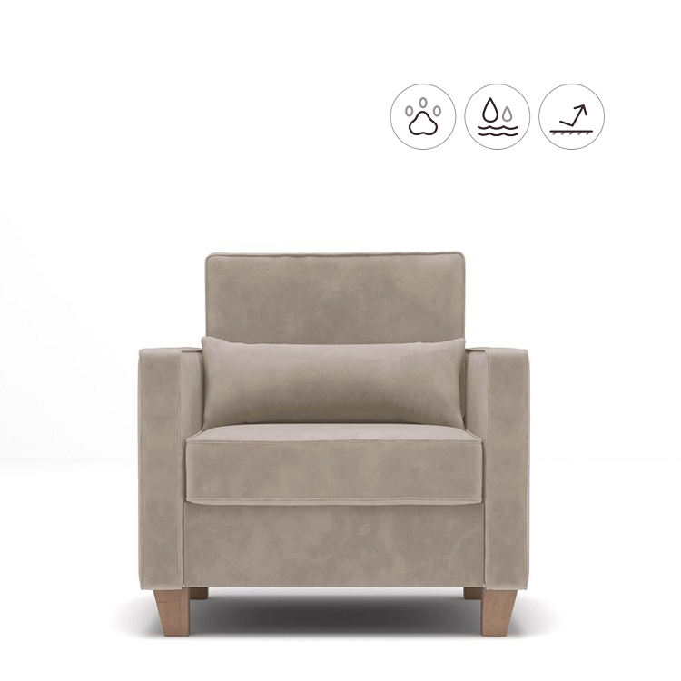 Кресло Мастерфабрик Ололара Kenya beige ткань велюр