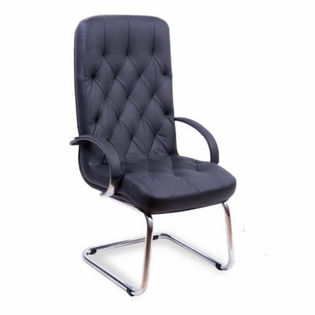 Конференц кресло Мирэй Премьер хром конференц, кожзам
