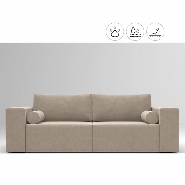 Диван Мастерфабрик Линдайв Kenya beige ткань велюр