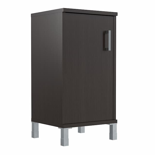 Шкаф-колонка низкая с глухой малой дверью Skyland B 411.2(L) венге магия 475х450х920 BORN