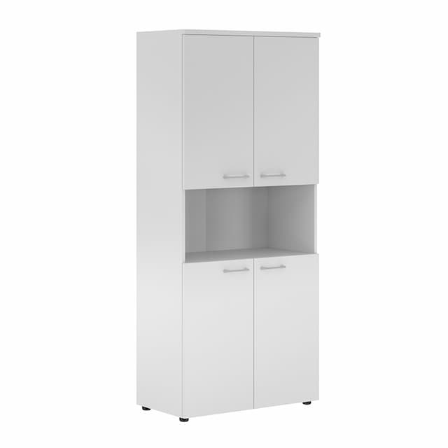 Шкаф с 2-мя комплектами глухих малых дверей и топом Skyland XHC 85.4 белый 856х432х1955 XTEN