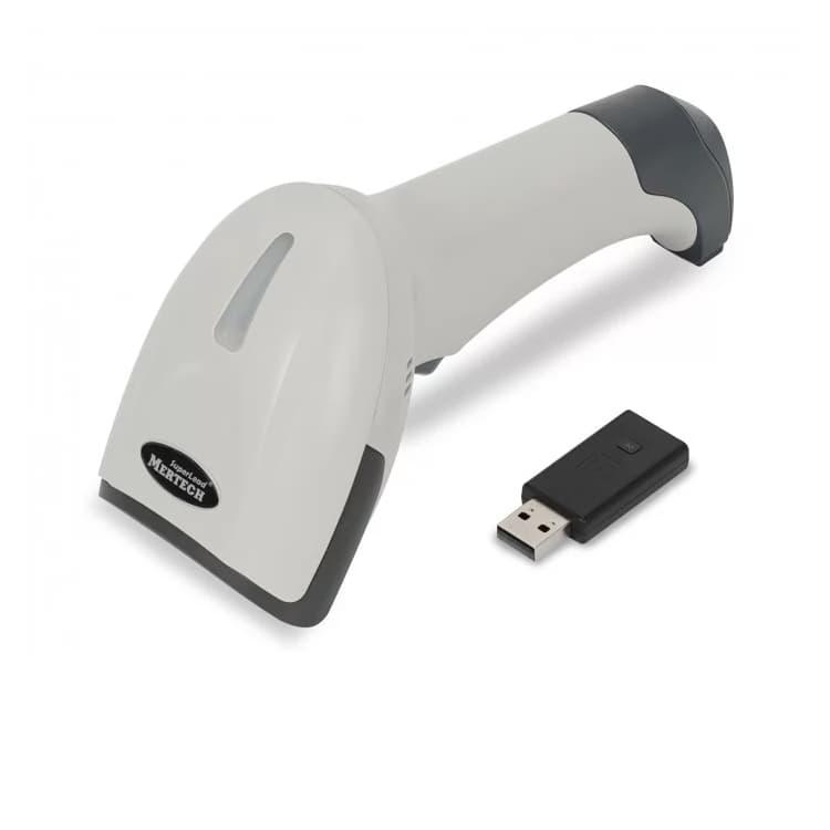 Беспроводной сканер штрих-кода MERTECH CL-2310 HR P2D SUPERLEAD USB White