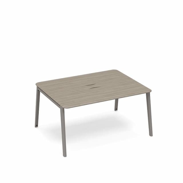 Стол для переговоров с кабель-каналом METAL Юнитекс ТМ М1 155 вяз либерти