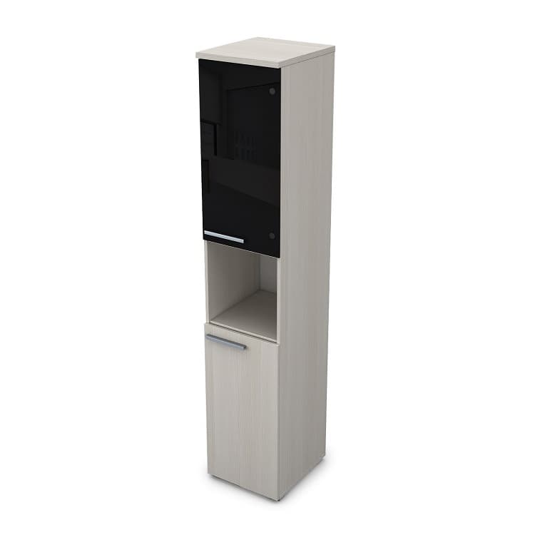 Шкаф узкий (пенал) АЛСАВ Gloss 9ПЛ.005.27 Ivory