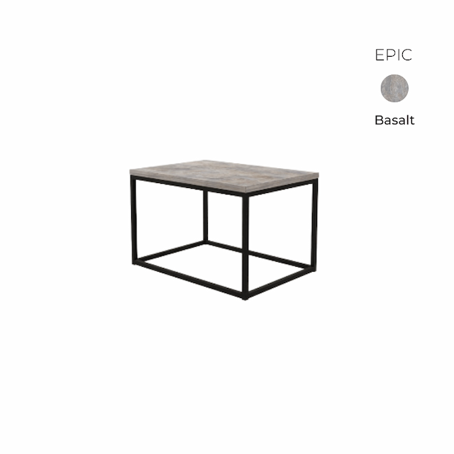 Стол журнальный прямоугольный Алсав 21EPIC.075 Basalt