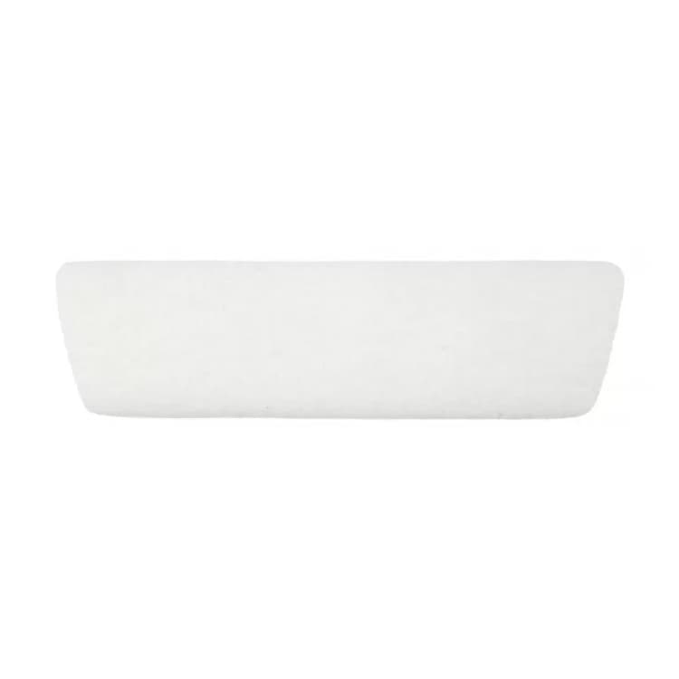 Моп TTS абразивный для держателя Velcro с липучкой, белый, 40 см