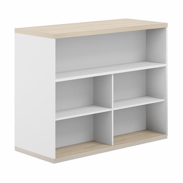 Стеллаж-комбо 1638 двухсторонний Norden Allegro AG.256.302.676.WH с топом и экраном ЛДСП