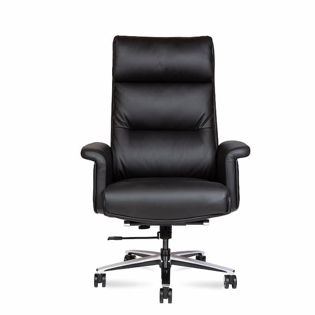 Кресло офисное Norden SIRIO FG-8631A (черная кожа)