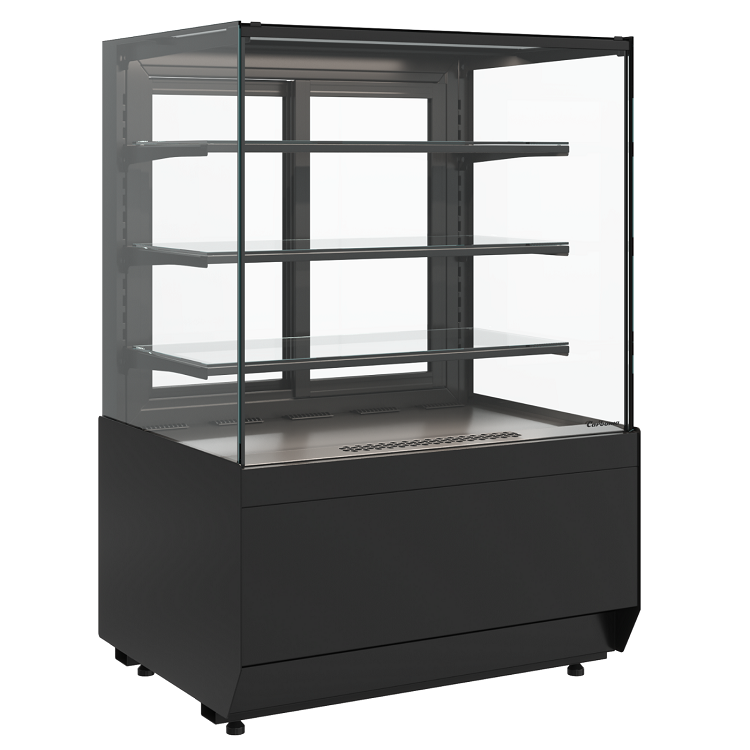 Витрина нейтральная Carboma KC70 N 0,9-1 LIGHT (версия 2.0) (9005)