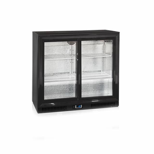Шкаф холодильный со стеклом TEFCOLD DB200S-I барный черный