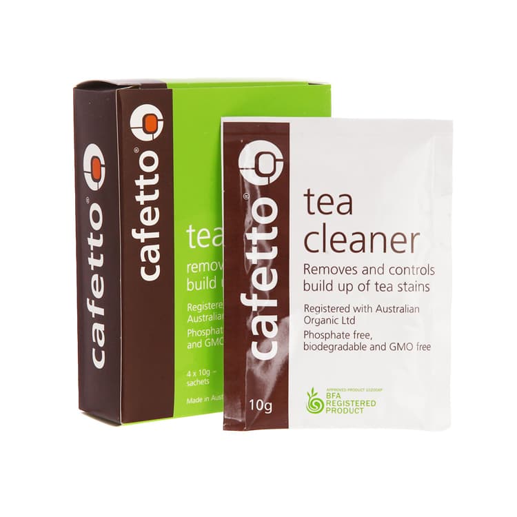 Средство для очистки от чайного налета чайников и кружек Cafetto Tea Cleaner, 4x10гр,органик.