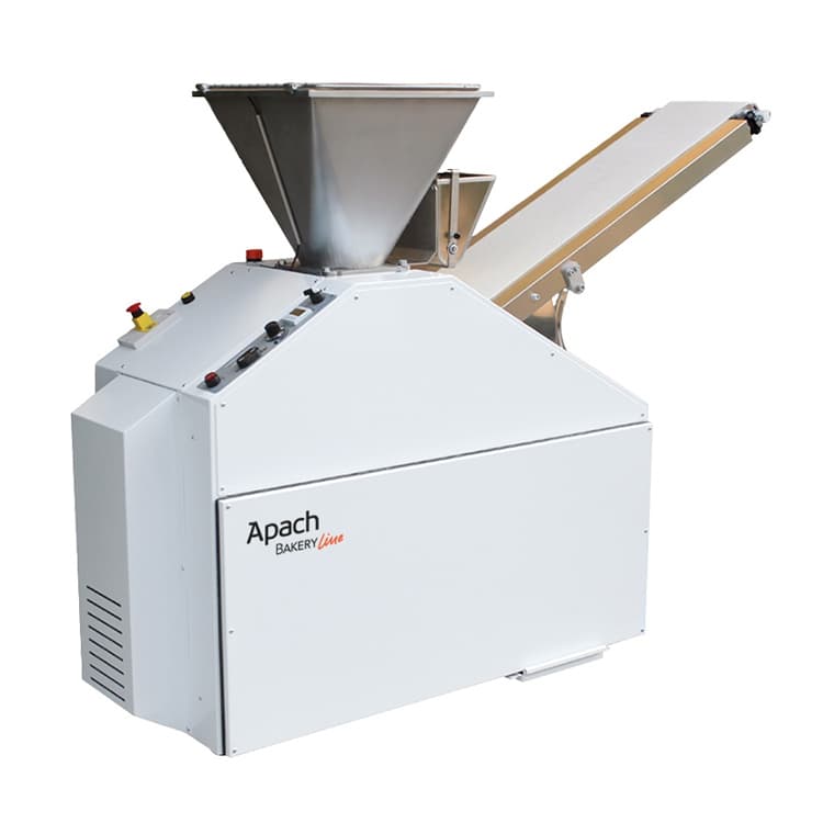 Тестоделитель вакуумный APACH BAKERY LINE SDT80 SA  с теф. бункером, системой доп. смазки, приводом конв-ра