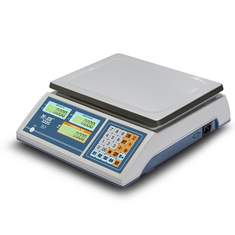 Торговые настольные весы MERTECH M-ER 322 AC-15.2 "Ibby" LCD
