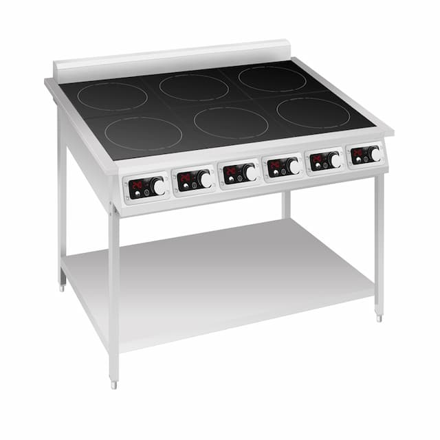 Плита индукционная INDOKOR IN3500-6PRO шестиконфорочная на подставке